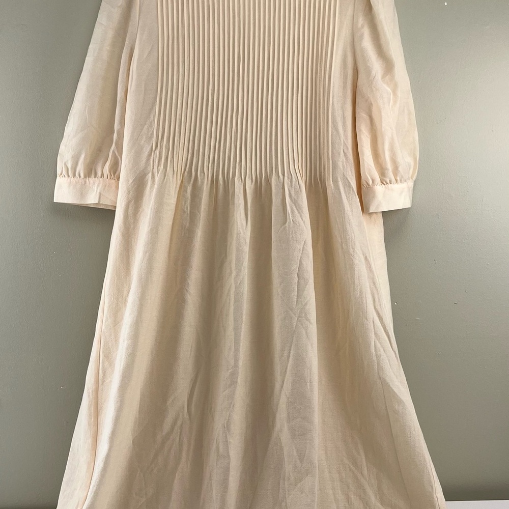 Dress- Stranger Things Cosplay, Prairiecore Peach/Pintuck Babydoll, Comicon